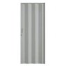 Porta Sanfonada em Pvc 2,10m X 80cm Cinza - 1