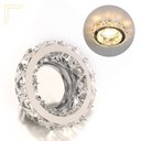 Ver imagem 6 de 10 Spot Cristal Embutido Sala Redondo Pastilhas K9 Mr16 Lup70