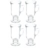 Jogo 4 Peças Taça Xícara De Vidro Para Capuccino Café 100ml - 1