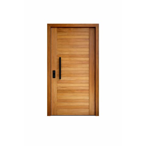 Porta Pivotante de Madeira Maciça C/ Fechadura Eletronica Pado 2,15x1,18