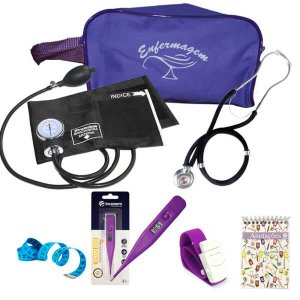 Kit de enfermagem Premium Ref.14 Broonell - Violeta escuro
