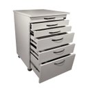 Ver imagem 3 de Mesa com Gaveteiro Portátil Auxiliar Odontologica e Estetica