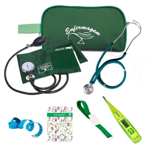 Kit de Enfermagem Premium Ref.14 Broonell - Verde