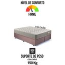 Ver imagem 7 de Base Box Baú Queen 158x198 Suede Marrom com Colchão Ecoline D40 Espuma
