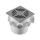 Ver imagem 1 de Caixa Sifonada 15x15cm Quadrada CS6 Cromada Astra