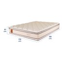 Ver imagem 5 de Colchão Queen Size 158x198x30 Bali Prorelax  Molas Ensacadas Pillow Top Duplo