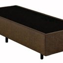 Ver imagem 2 de Base Box Solteiro Santo Box Suede Marrom 40x78x188