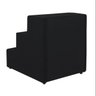 Escadinha Pet 3 Degraus Escada para Animais de Estimação Confortável:preto - 3