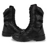 Bota Militar Tatico Coturno Unissex Ziper Lateral e com Palmilha em Gel - 41 - Preto - 8