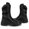 Bota Militar Tatico Coturno Unissex Ziper Lateral e com Palmilha em Gel - 41 - Preto - 5