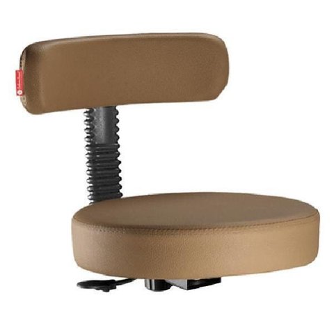 Assento Encosto Mocho Estética Slim Completo Marrom Cadeira Brasil