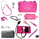 Ver imagem 1 de Kit de Enfermagem Completo com Medidor de Pressão P.a.med - Pink (modelo Pasta)
