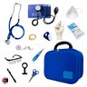 Kit Enfermagem Com Maleta Acadêmica Luxo Completo (MOD03) - Azul - 1