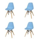 Ver imagem 1 de Cadeira Eiffel Infantil Azul Bebê