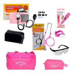 Kit Academico de Enfermagem Broonell - Pink - Tipo 2 - 1