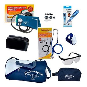 Kit Academico de Enfermagem Broonell - Azul Marinho