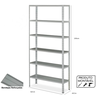 Estante de Aço 6 Prateleiras Reforçada 200x92x42 Cinza 10103 - 5