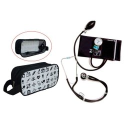 Kit de Enfermagem PAMED com Necessaire - Vinho - 4