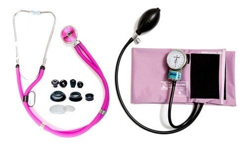 Kit Para Enfermagem Com Aparelho De Pressão Diversas Cores - Lilás - Símbolo da Enfermagem - 2
