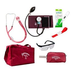 Kit Para Enfermagem Com Aparelho De Pressão Diversas Cores - Pink-Marca Pamed - Símbolo da Enfermage - 4