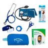 Kit Enfermagem Colorido Completo Com Medidor De Pressão Luxo - Azul - 1