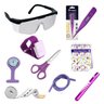 Kit Material de Bolso para Enfermagem com Relógio - Lilas - 2