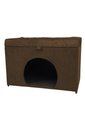 Ver imagem 1 de Puff Pet Baú Estofado para Cachorro e Gato - Marrom