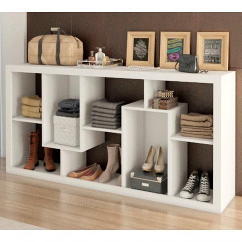 Estante Aparador Uso Horizontal Ou Vertical E1712 Branco