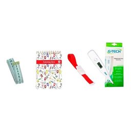 Kit 14 Enfermagem com Necessaire -Vinho- Premium - Incrível! - Vermelho - 3