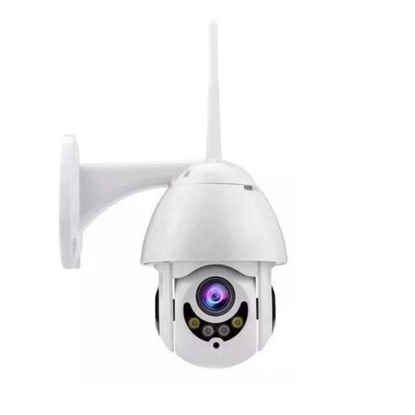Câmera Ip Giratoria Speed Dome Hd Wifi Resiste Água Segurança Externa