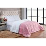 Coberdrom Casal Queen Manta Soft Com Sherpa Dupla Face Rosa - 1