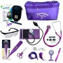 Ver imagem 1 de Kit Enfermagem com Esfigmo P.a.med Luxo - Roxo (bolsa Modelo 2)
