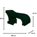 Ver imagem 7 de Maca Estofada Estética Botonê 70 Cm Sobrancelha Cilios Cor:verde