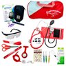 Kit Enfermagem Cores Bolsa Top P.A.med + Medidor de Glicose - Vermelho - 1