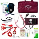 Ver imagem 1 de Kit Enfermagem Cores Bolsa Top P.a.med + Medidor de Glicose - Vinho (bolsa Modelo 2)