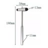 Martelo Buck Reflexo Neurológico Avaliação Fisioterapia 18cm - 2