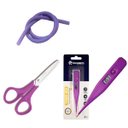 Ver imagem 3 de Kit Basic para Enfermagem com Aparelho de Pressão e Estetoscópio Duplo Rappaport - Lilás