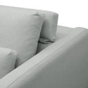 Ver imagem 6 de Sofá Retrátil Reclinável 240cm Sinna F05 Linho Impermeabilizado Cinza Claro - Mpozenato