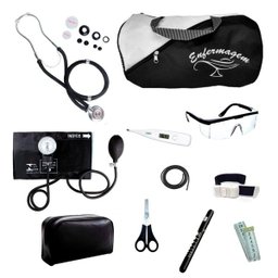 Kit Enfermagem com Nota e Garantia Limitada - Preta-Marca Premium - 1