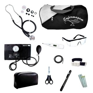 Kit Enfermagem com Nota e Garantia Limitada - Preta-Marca Premium