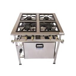 Fogao 4 Bocas 40x40 Centro C/ Forno Metal Brey 304f-c - 1