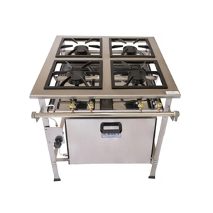 Fogao 4 Bocas 40x40 Centro C/ Forno Metal Brey 304f-c