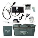 Ver imagem 3 de Kit com Porta Jaleco para Enfermagem Completo - Lindo - Azul