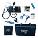 Ver imagem 2 de Kit com Porta Jaleco para Enfermagem Completo - Lindo - Azul