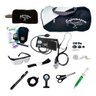 Kit De Enfermagem Completo Premium Com Relógio - Preto - 1