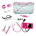 Ver imagem 2 de Kit Enfermagem Aparelho de Pressão Estetoscópio Várias Cores - Azul