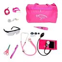 Ver imagem 4 de Kit Enfermagem Aparelho de Pressão Estetoscópio Várias Cores - Azul