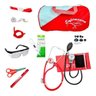 Kit Enfermagem Aparelho De Pressão Estetoscópio Várias Cores - Vermelho - 1