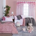 Ver imagem 4 de Cortina para Quarto Voil Estampado Corações 2,00m X 2,30m - para Varão Simples