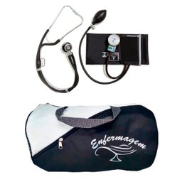 Conjunto Esteto + Esfig + bolsa P.A.med - Preta - 7